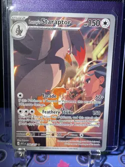 Larry's Staraptor 249/217 Sv: Scarlet & Violet Full Art Rare Pokemon Card TCG NM - Image 1