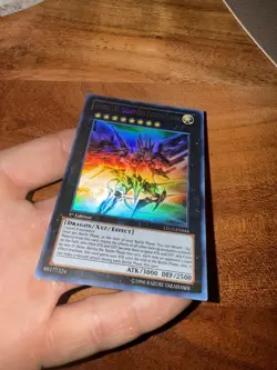 YuGiOh! Number 107 Galaxy Eyes Tachyon Dragon LTGY-EN044 GHOST RARE 1st Edition - Image 1