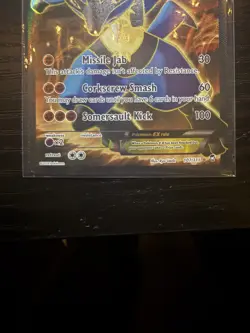 Pokemon Lucario EX Full Art Ultra Rare Holo 107/111 XY Furious Fists Card - Image 2