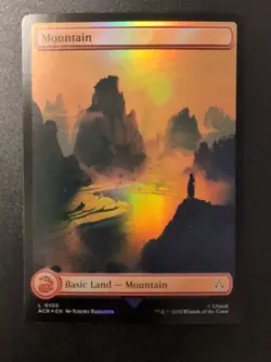 Mountain Assassin's Creed Full Art Foil Card NM MTG #108 - Image 1