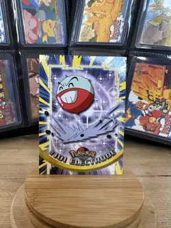 Pokemon Topps Card 101 Electrode TV Series Blue Logo Vintage - Image 1