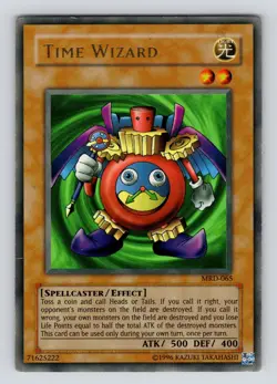 PL Yu-Gi-Oh! TCG Time Wizard Metal Raiders MRD-065 Unlimited Ultra Rare - Image 1