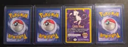 4 Pokemon Cards First Movie Set WB Black Star Promo - Image 2