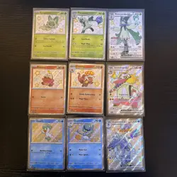 Pokemon 9-Card Lot Skeledirge Meowscarada Quaquaval ex Black Star Promo Card TCG - Image 1