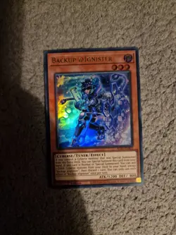 Backup @Ignister | ALIN-EN002 | Ultra Rare Card 1st Edition | Yugioh - Image 1