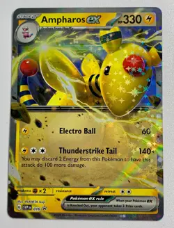 Ampharos ex 016 SVP - Scarlet & Violet Black Star Promo Pokemon Card TCG - Image 1