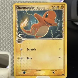 Pokemon Charmander Delta Species POP Series 5 010/017 Regular Common 2007 Card - Image 1