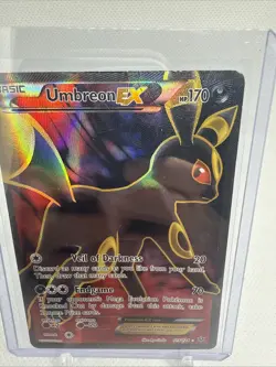 Pokemon Umbreon EX TCG Full Art Ultra Rare Card 119/124 - Image 3