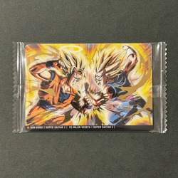 S3296 Son Goku vs Majin Vegeta SR Holo Dragon Ball Itajaga Vol.5 Card Sealed M31 - Image 1