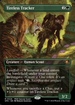 MTG Magic the Gathering Tireless Tracker (26/34) Special Guests NM - Image 1