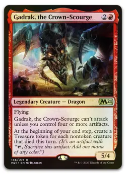 Gadrak, the Crown-Scourge #146 (Foil) (NM) Core Set 2021 M21 Magic MTG - Image 1