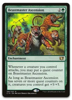 Beastmaster Ascension #186 (NM) Commander 2014 C14 Magic MTG - Image 1
