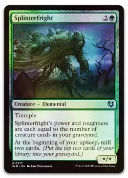 Splinterfright #217 (Foil) (NM) Innistrad Remastered INR Magic MTG - Image 1