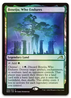 Boseiju, Who Endures #266 (Foil) (NM) Kamigawa Neon Dynasty NEO Magic MTG - Image 1