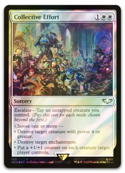 Collective Effort (Surge Foil) #183 (NM) Warhammer 40,000 40K Magic MTG - Image 1