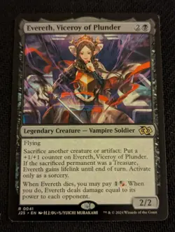 MTG - Evereth, Viceroy of Plunder (Rare/ Anime) Foundations Jumpstart NM - Image 1
