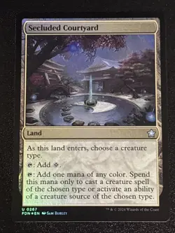 MTG Foundations Secluded Courtyard Foil 0267 NM - Image 1