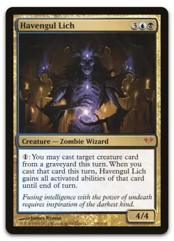 Havengul Lich #139 (LP) Dark Ascension DKA Magic MTG - Image 1
