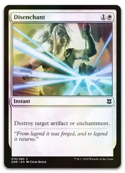 Disenchant #10 (Foil) (NM) Zendikar Rising ZNR Magic MTG - Image 1
