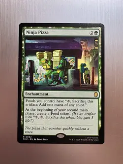 Ninja Pizza - 32 - MTG: Teenage Mutant Ninja Turtles - Rare - Regular - Image 1
