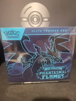 Phantasmal Flames Elite Trainer Box (ETB) - Pokemon TCG - Factory Sealed - Image 1
