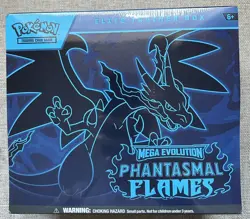 Phantasmal Flames Elite Trainer Box (ETB) - Pokemon TCG - Factory Sealed - Image 1