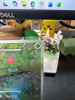 Pokemon Ivysaur 167/165 SV 151 Full Art Illustration Rare Holo Pack Fresh - Image 4