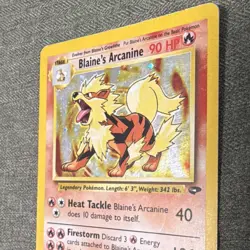 Pokemon Blaine's Arcanine 1/132 Gym Challenge Holo Rare Wizards 2000 - Image 2