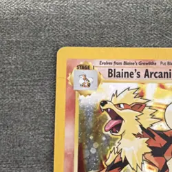 Pokemon Blaine's Arcanine 1/132 Gym Challenge Holo Rare Wizards 2000 - Image 4