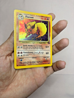 Pokemon TCG Flareon Jungle 3/64 Holo Unlimited Holo Rare (LP) - Image 3