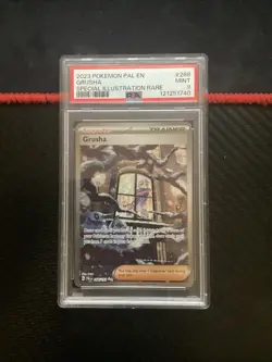 PSA 9 Mint Pokemon Grusha Scarlet & Violet - Paldea Evolved 268/193 Holo - Image 1