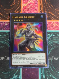 Yu-Gi-Oh! Gallant Granite CHIM-EN036 1st Edition Ultra Rare NM - Image 1