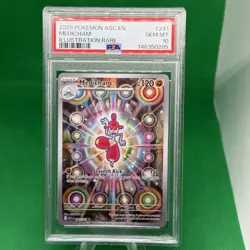 2026 POKEMON ASC EN-ASCENDED HEROES ILLUSTRATION RARE #241 MEDICHAM PSA 10 - Image 1