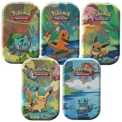 Pokemon TCG Kanto Friends Mini Tin NEW SEALED - Image 1