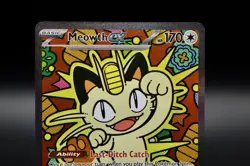 Pokemon Meowth ex Full Art Holo SIR 121/088 Perfect Order | Secret Rare NM/M - Image 2