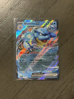 Blastoise ex Stamped Promo Stellar Crown Ultra Rare Pokemon TCG 030/142 SV07 - Image 1