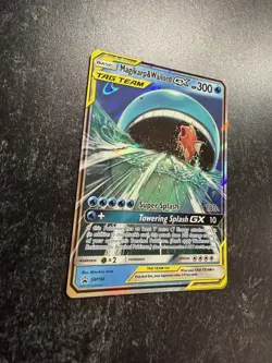 2019 POKEMON SM BLACK STAR PROMO #SM166 MAGIKARP & WAILORD GX Near Mint - Image 2