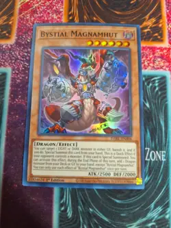 Yu-Gi-Oh! TCG Bystial Magnamhut DABL-EN006 Super Rare 1st Edition Near Mint - Image 1
