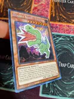 Yu-Gi-Oh! TCG Doodle Beast-Tyranno BLCR-EN033 Secret Rare 1st Edition Near Mint - Image 2