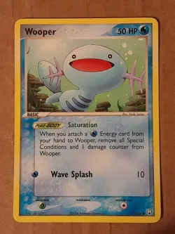 Pokemon Wooper 81/109 Team Rocket Returns NM See Pictures - Image 1