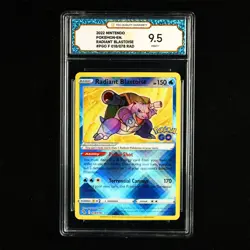 TQG 9.5 MINT+ 2022 Pokemon ENG Radiant Blastoise 018/078 RAD - Image 2