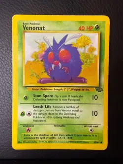 HP Jungle Venonat 63/64 Common Pokemon - Image 1