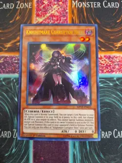 Yu-Gi-Oh! Knightmare Corruptor Iblee MP19-EN011 Ultra Rare 1st Edition Near Mint - Image 1