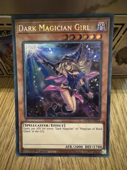 MP24-EN053 Dark Magician Girl Alt Art : Prismatic Secret Rare 1st Edition YuGiOh - Image 1