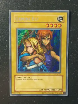 Yu-Gi-Oh TCG Gemini Elf LON-000 Labyrinth of Nightmare Secret Rare Unlimited - Image 3