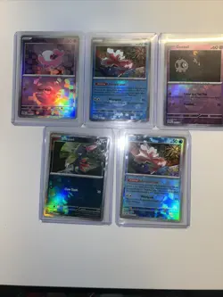 Prismatic Evolutions Pokemon Masterball Lot 5 Cards Total NM - Image 1