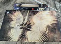 Magic the Gathering March of the Machine aftermath Deification card playmat New - Image 1