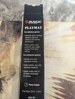 Magic the Gathering March of the Machine aftermath Deification card playmat New - Image 4