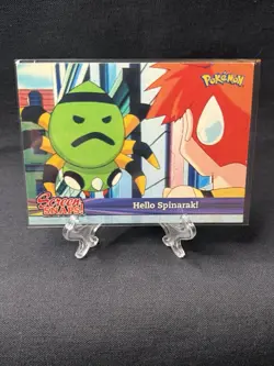 Topps Hello Spinarak! Snap 14 Screen Snaps! Pokemon Card LP Non Holo Blue Logo - Image 1