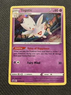 Togetic SWSH276 Promo Holo SWSH: Sword & Shield Promo Cards Pokemon TCG NM - Image 2